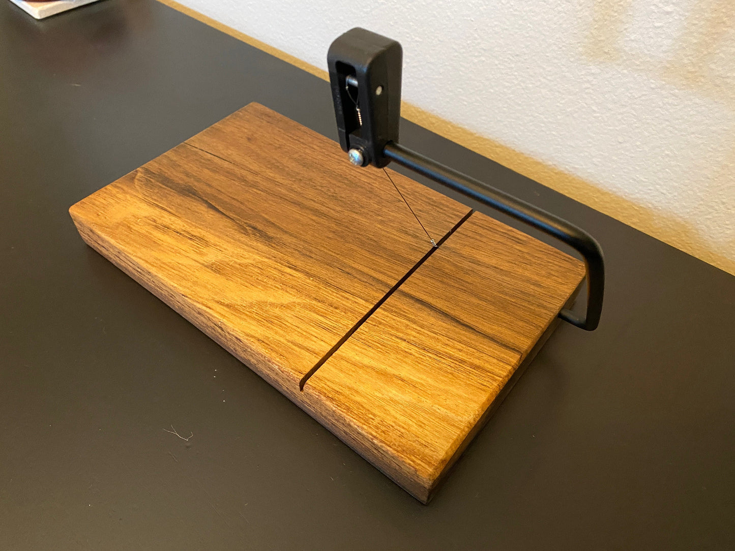 Cheese slicing board - made from locally harvested walnut