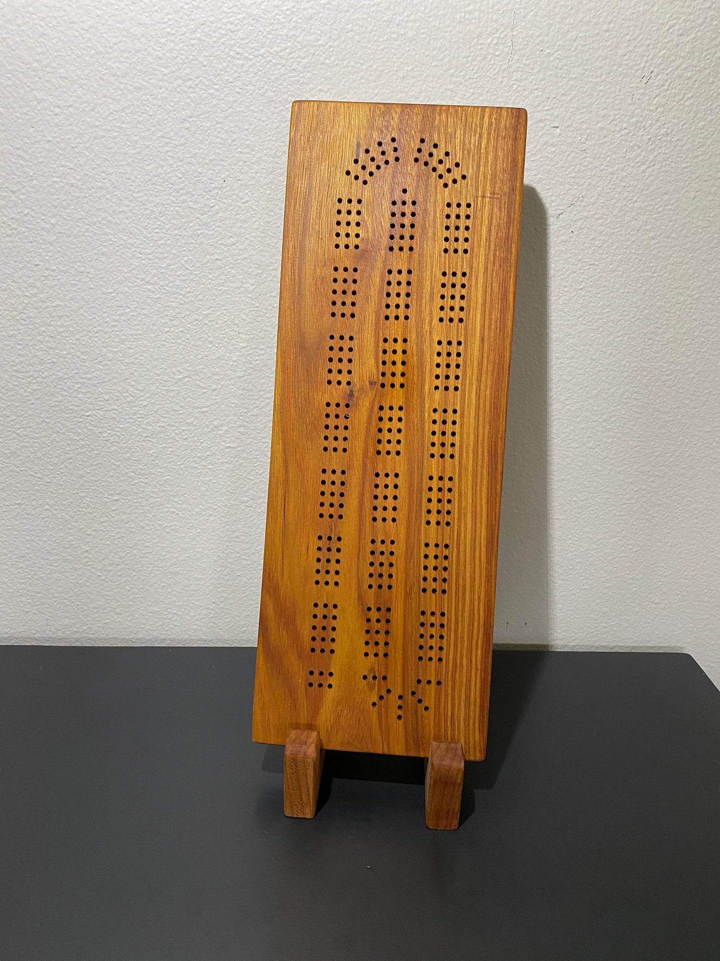 Canary wood Cribbage Board (Customizable) - 3 lane